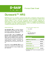 Thumbnail for: BASF Durasorb HR5 Datasheet Rev 2022 08 A4
