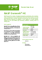 Thumbnail for: Durasorb HC Datasheet