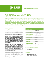 Thumbnail for: BASF Durasorb HD Datasheet Rev 2020 7 A4
