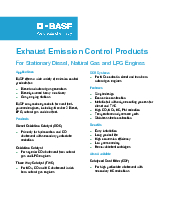 Thumbnail for: Exhaust Emission Control Products