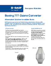 Thumbnail for: Boeing 777 Ozone Converter