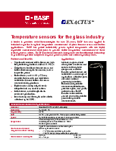 Thumbnail for: Exactus® Glass Furnace Crown & Bottom Thermometers