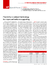 Thumbnail for: Flexibility in Catalyst Technology for Improved Bottoms Upgrading (2022)