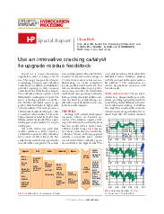 Thumbnail for: Use an innovative cracking catalyst to upgrade residue feedstock (2013)