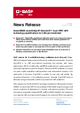 Thumbnail for: ExxonMobil awards BASF Durasorb™ Cryo-HRU with technology qualification for LNG pre-treatment - English