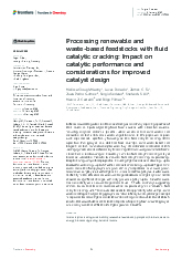 Thumbnail for: Processing Renewable and waste based feedstocks with catalystic racking